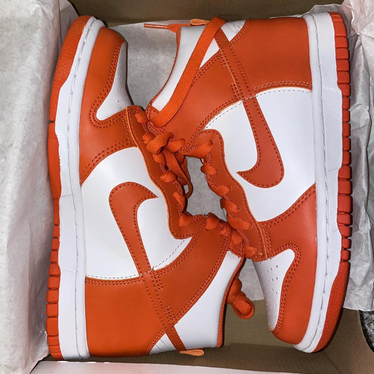 Syracuse Dunks size 3.5Y brand new with box never... - Depop