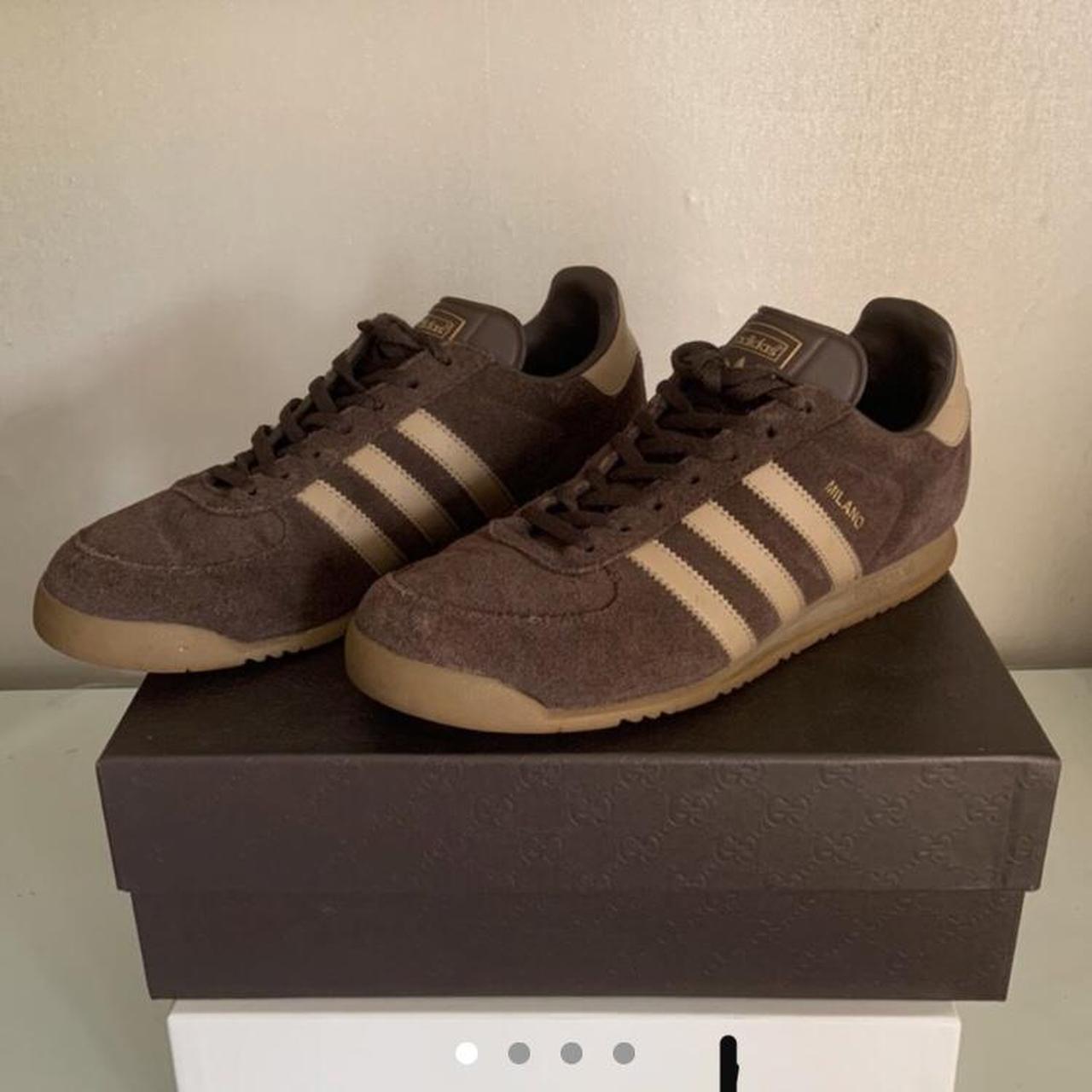 Rare Adidas Milano trainers size 8 Shoes are in - Depop