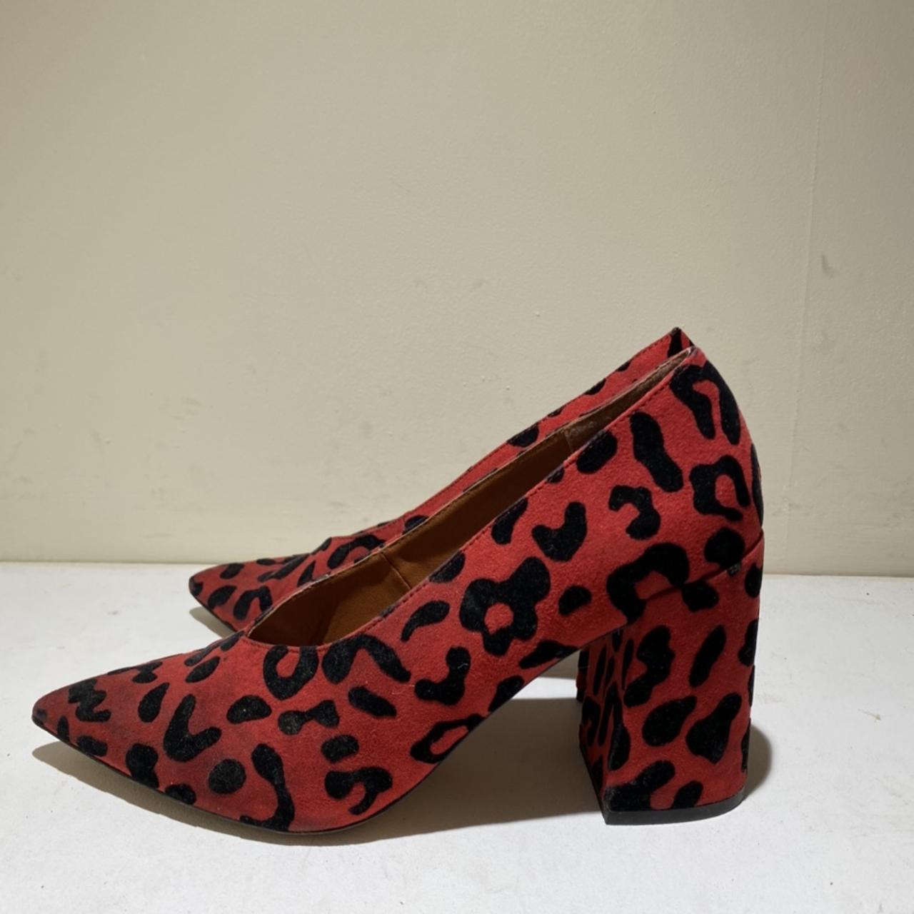 topshop red heels