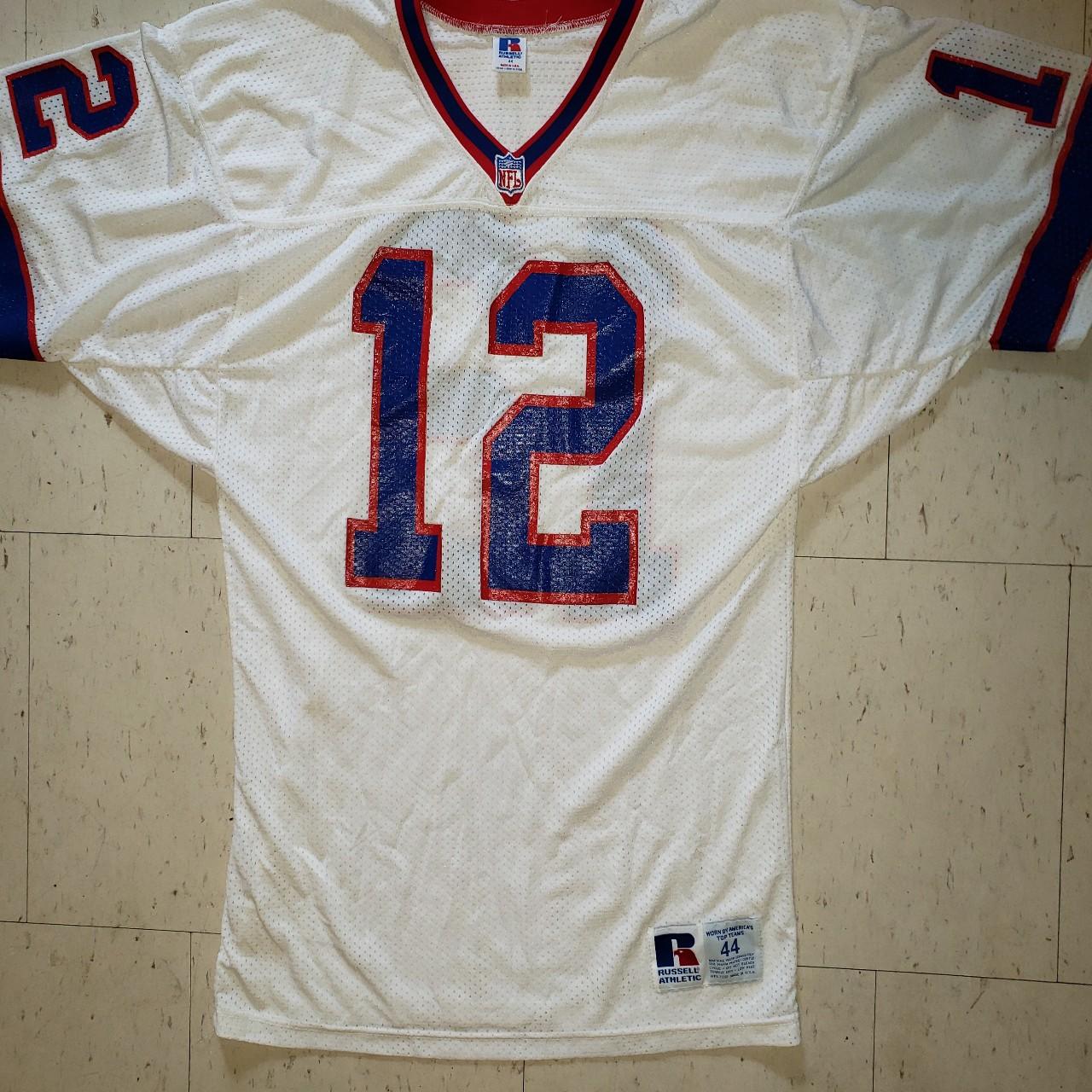 BUFFALO BILLS Jim Kelly Authentic Throwback Jersey - Depop