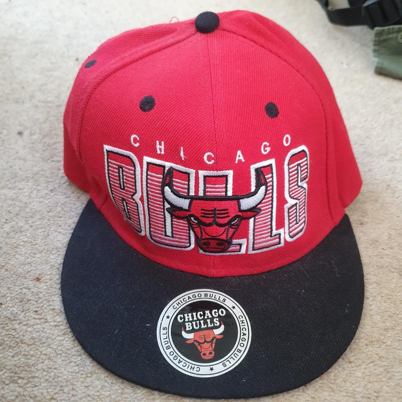 Men's Red and Black Hat | Depop