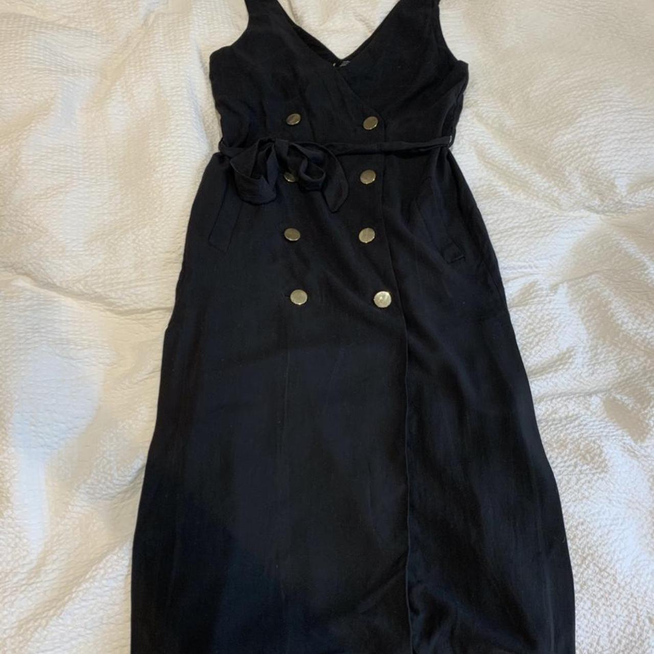 Zara trf 2024 black dress