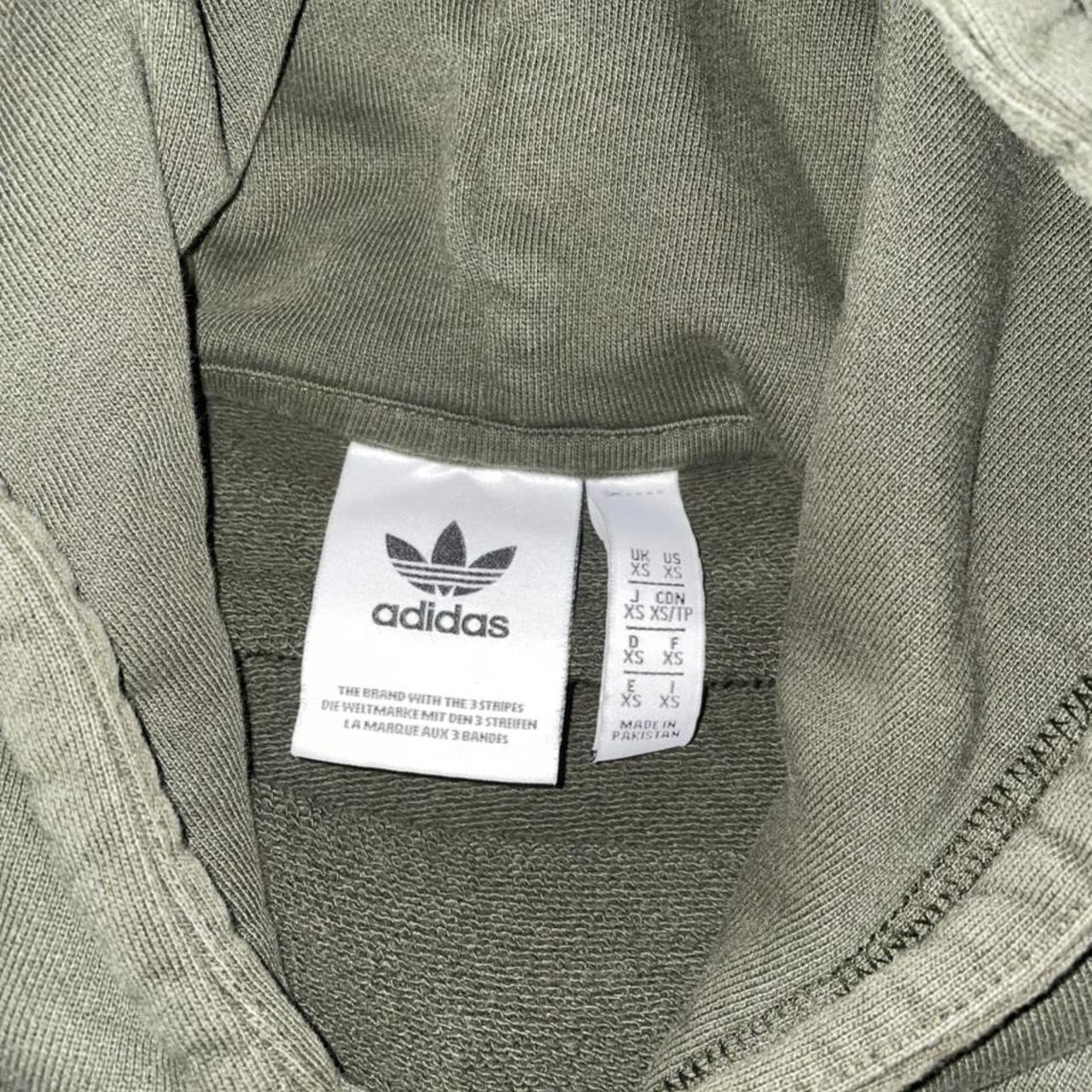 Adidas Men's Khaki Hoodie | Depop