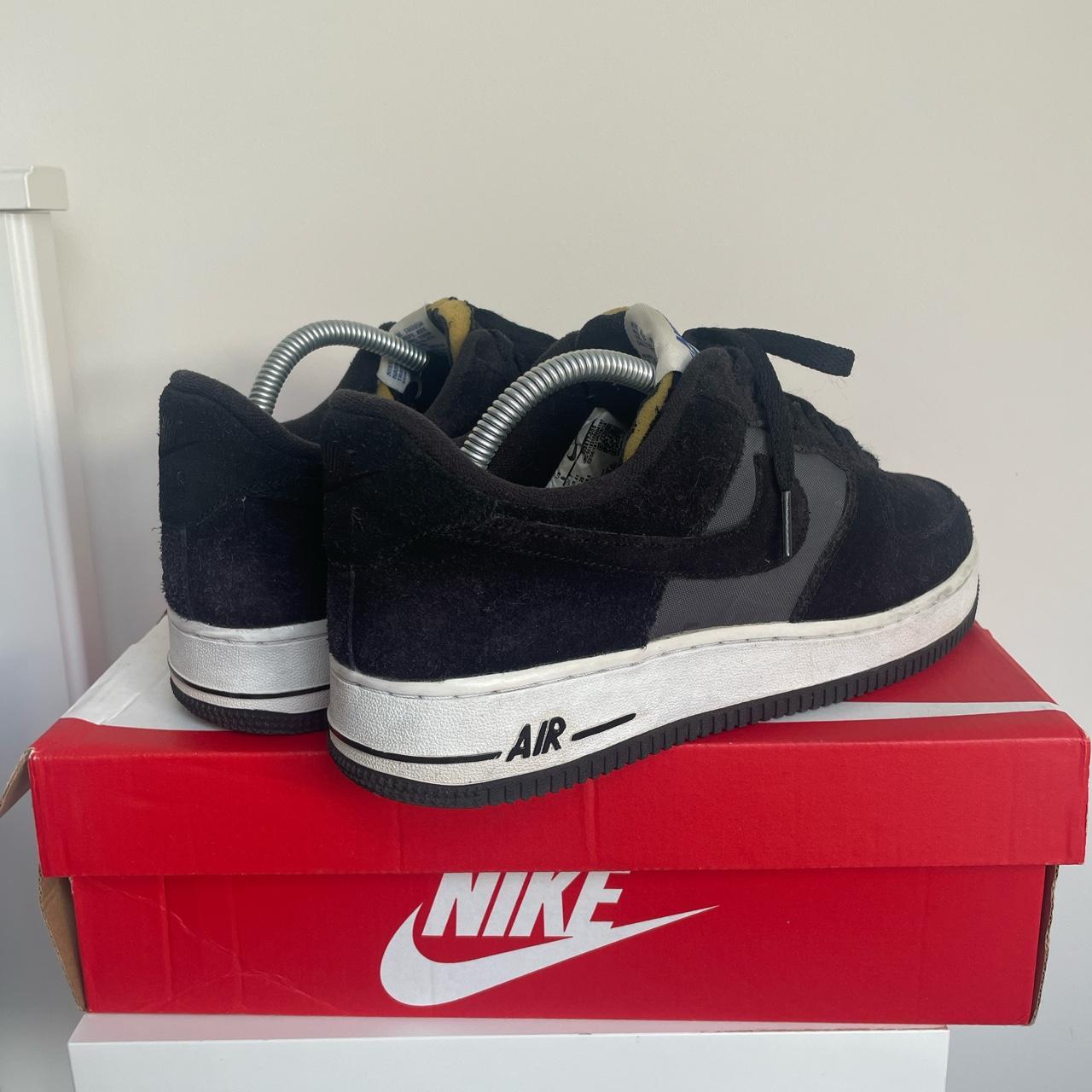 airforce 1 black suede