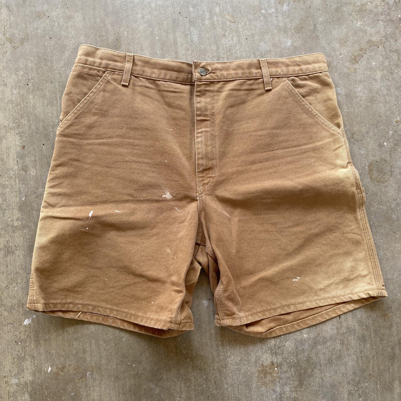 Vintage Carhartt shorts. Really nice distressed... - Depop