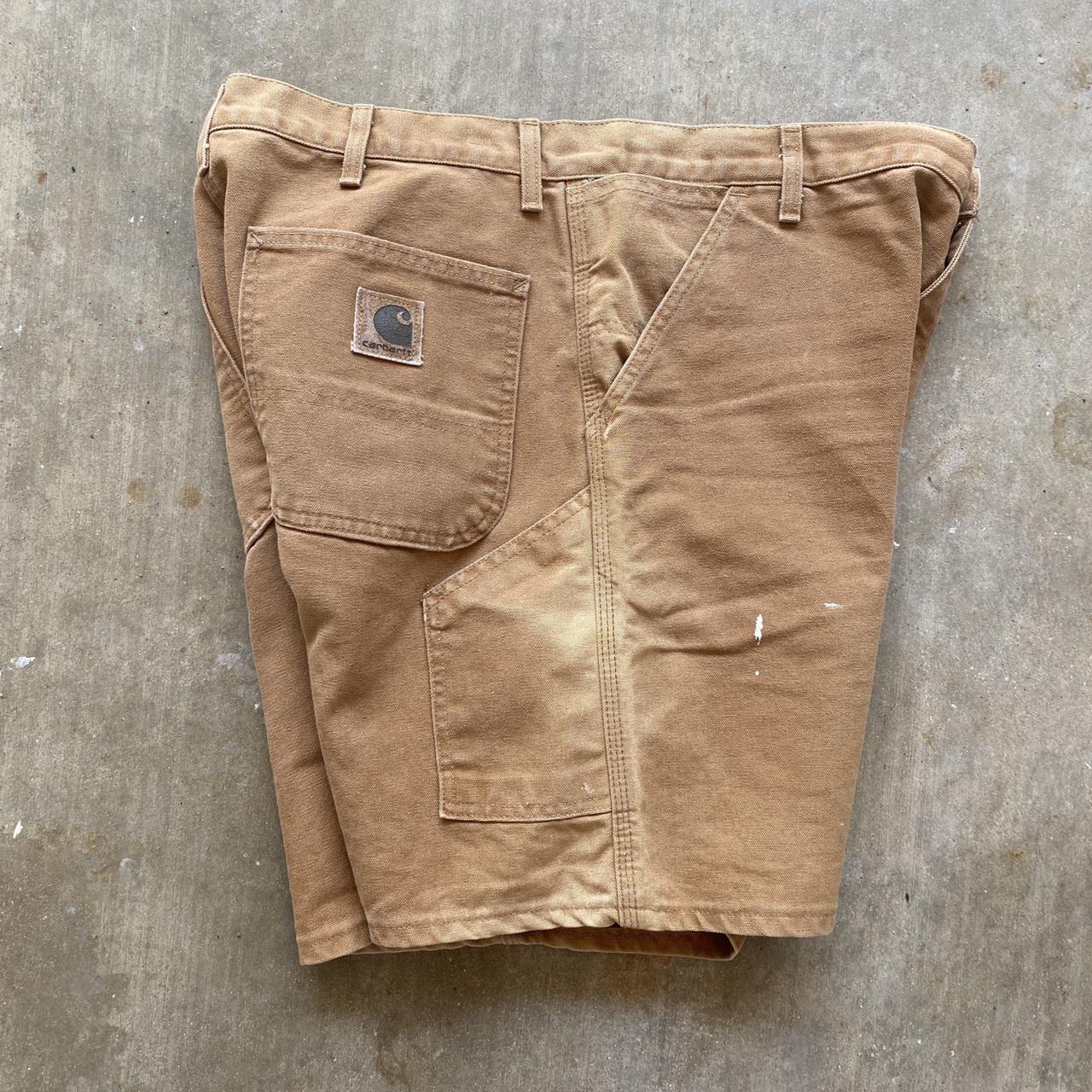 Vintage Carhartt shorts. Really nice distressed... - Depop
