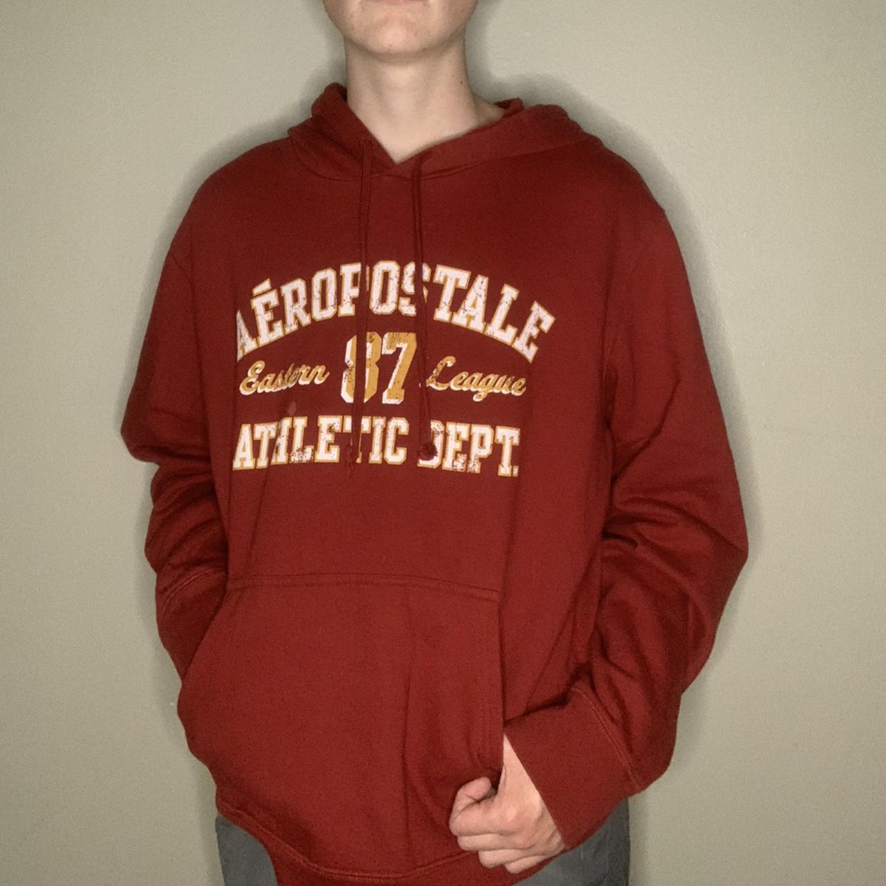 Red aeropostale online hoodie