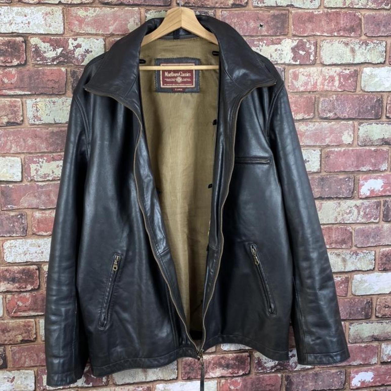 marlboro classics leather jacket