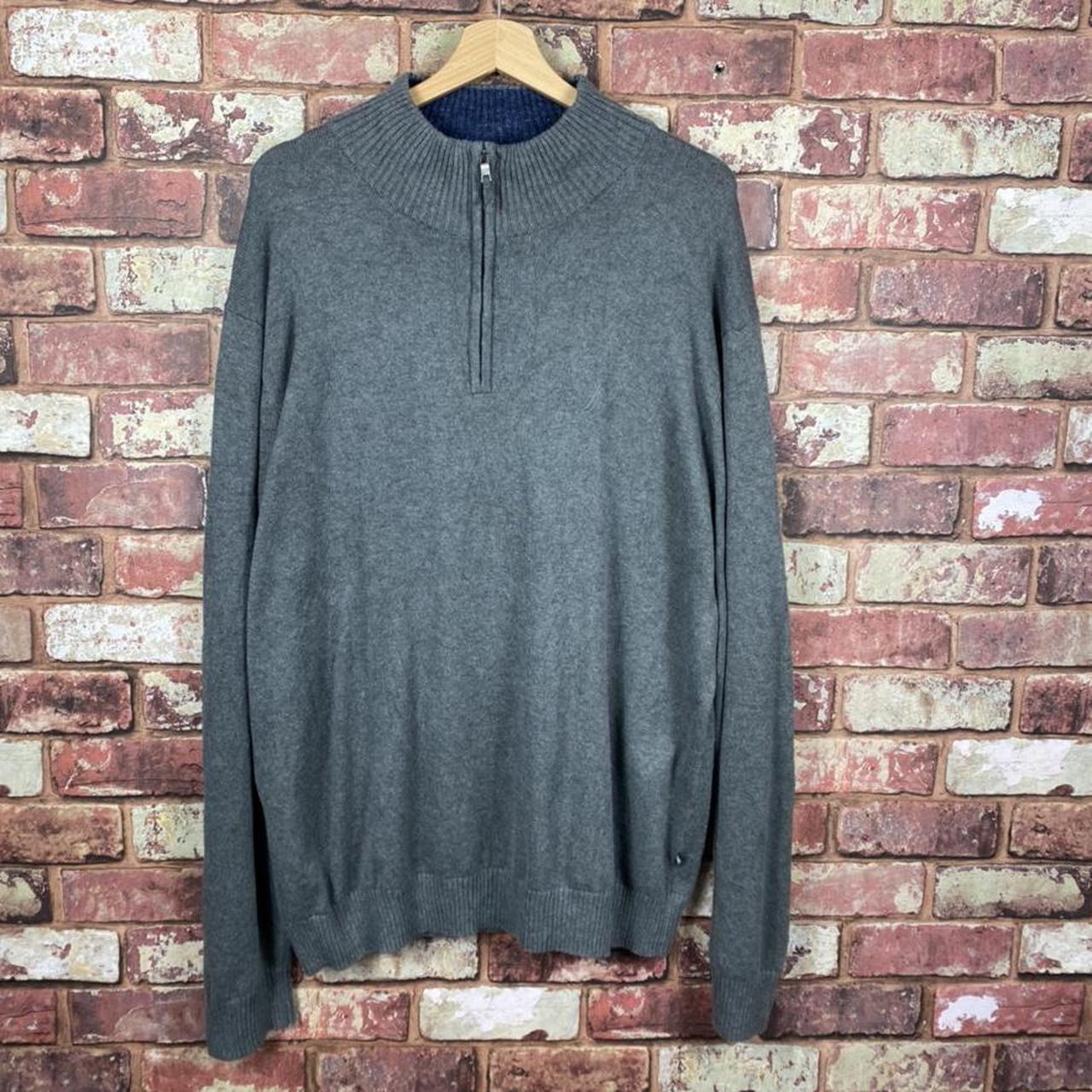 Nautica Men's Grey Jumper | Depop