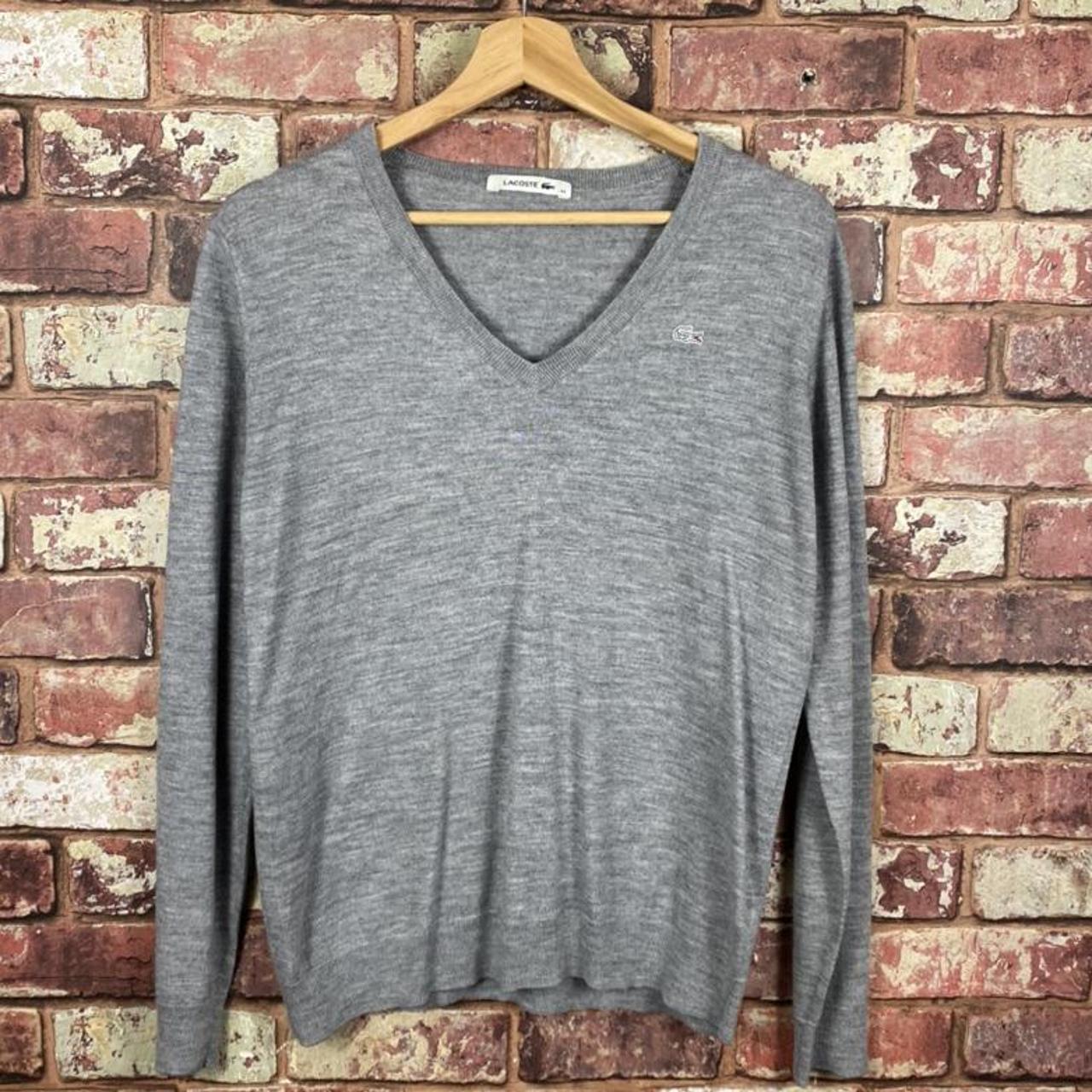 Lacoste Women's Grey Jumper | Depop