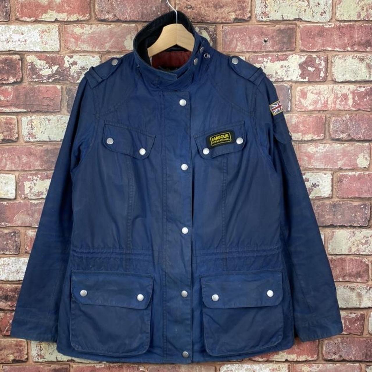 Barbour on sale blue coat