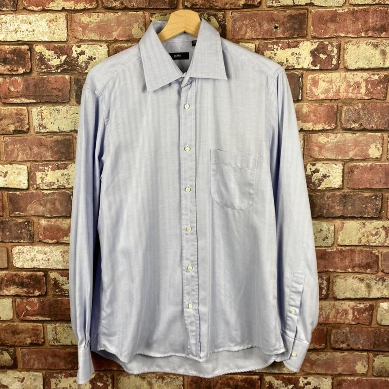 Hugo Boss Mens Shirt Size 40 Medium A305 FREE UK 🇬🇧... - Depop