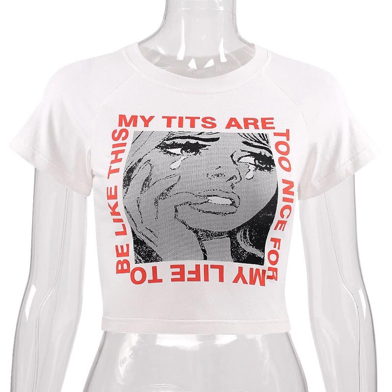 My Tits Are Too Nice For My Life To Be Like This Kids T-Shirt - TeeHex