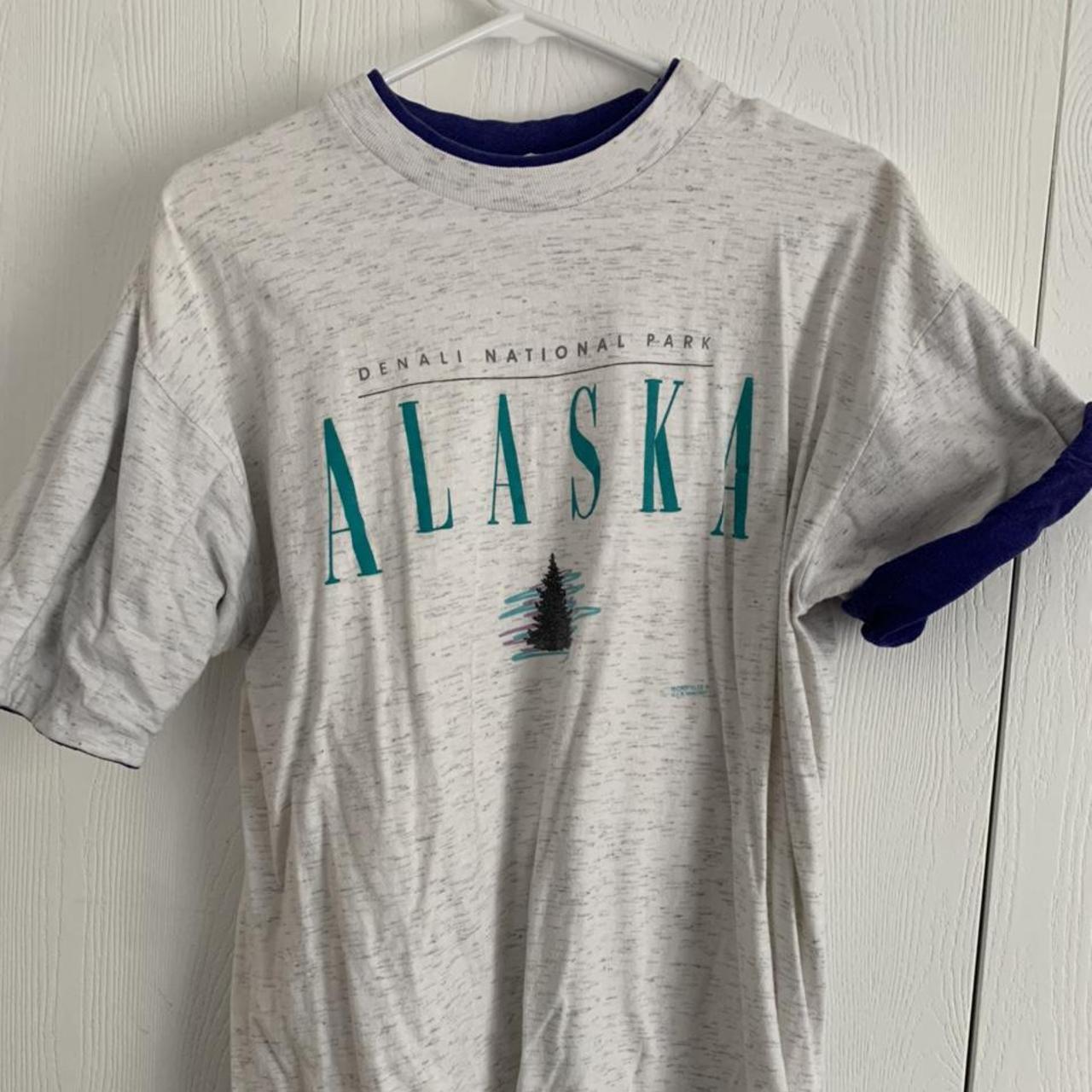 Vintage 90’s Alaska Denali National Park... - Depop