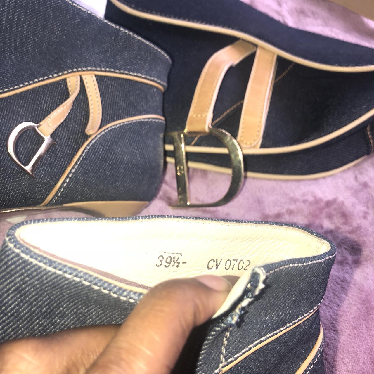 Vintage Christian Dior Tall Denim Monogram Boots – Recess