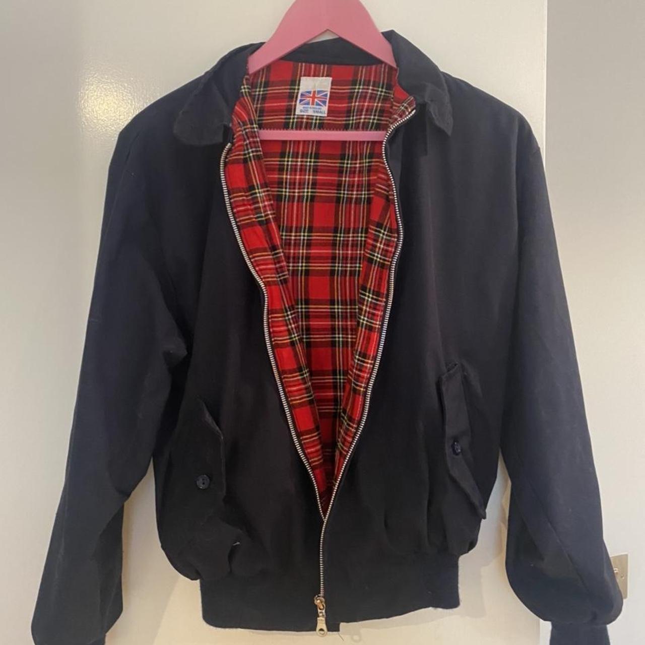 bomber jacket tartan inside