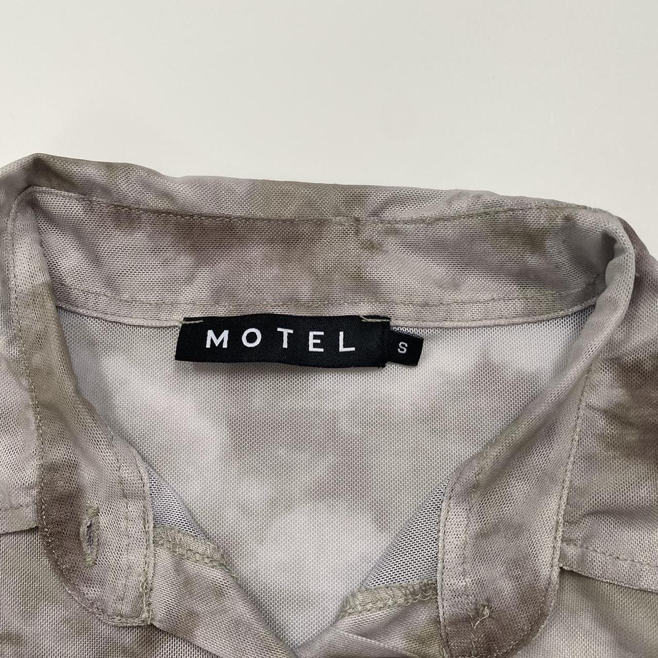 Motel rocks long sleeve mesh top Motel Rocks size... Depop
