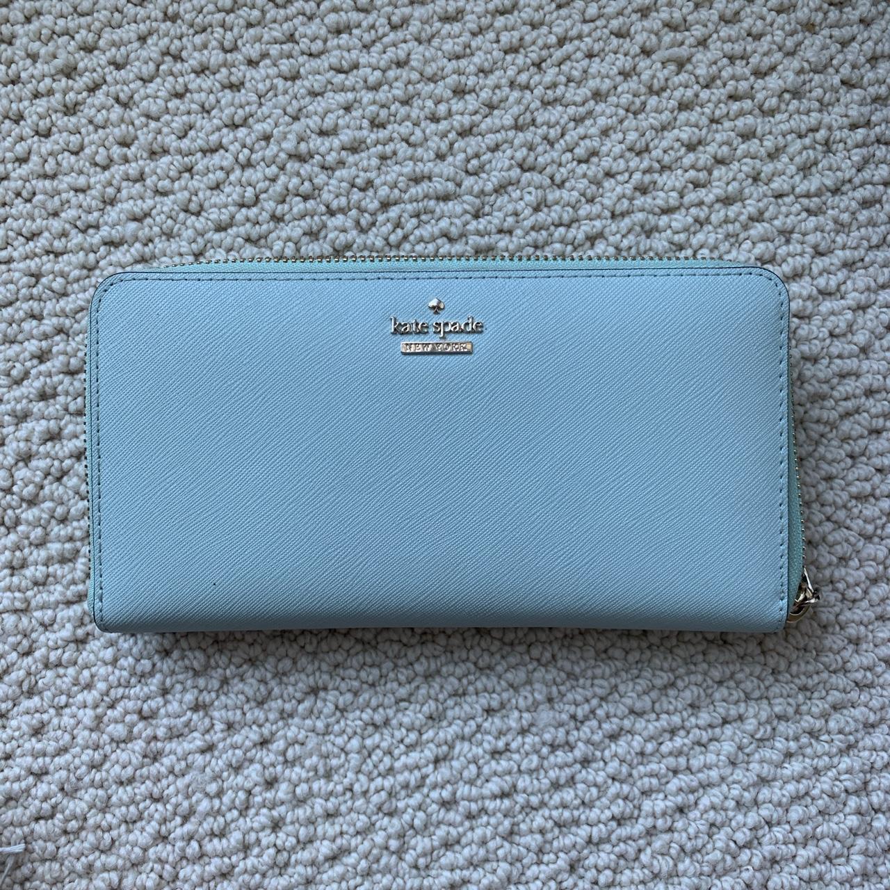 Kate Spade Mint Green wallet slightly used but no Depop