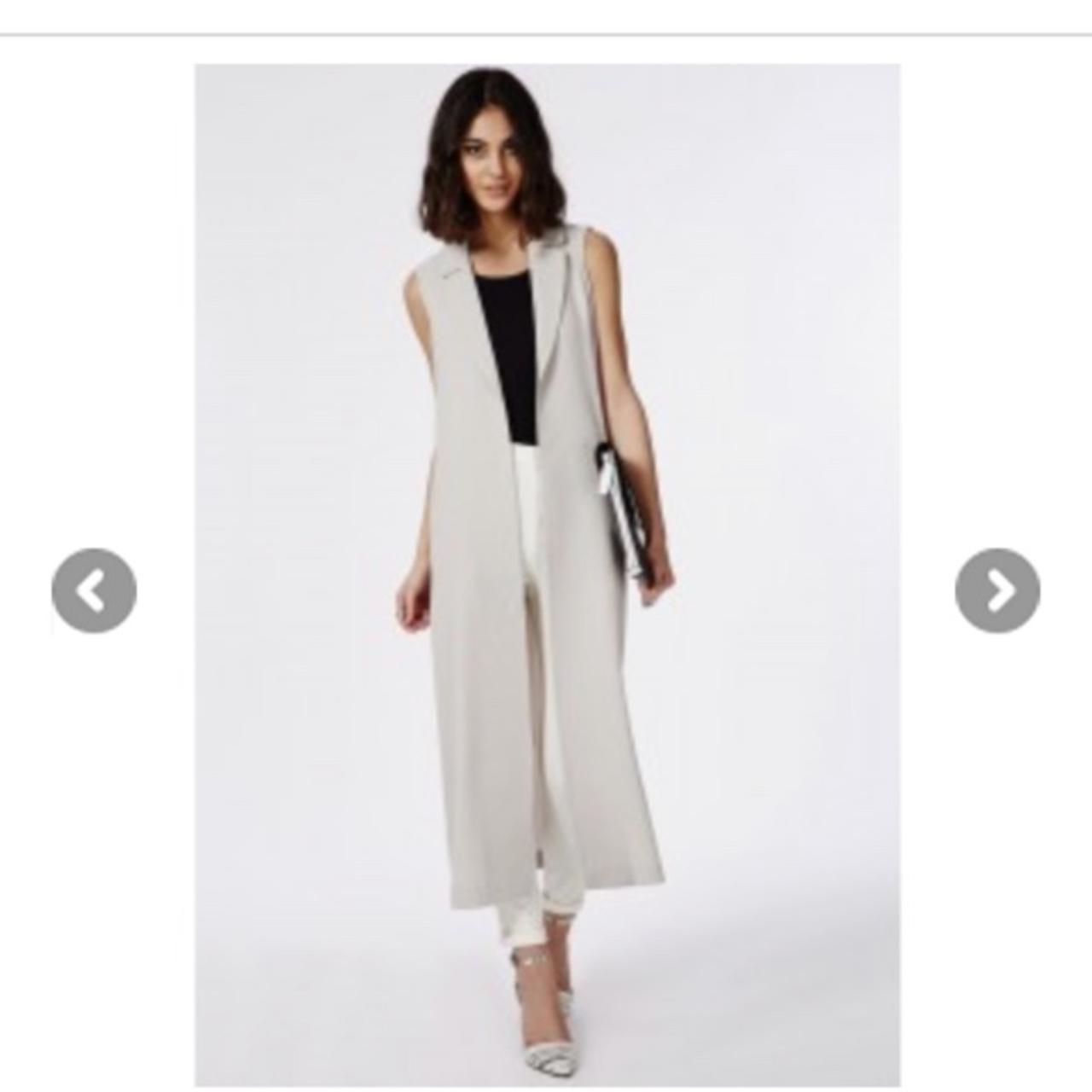 Sleeveless clearance duster coat