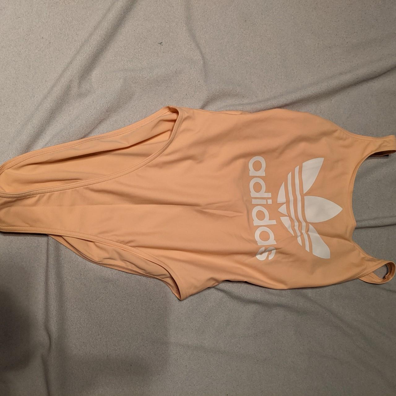 Peach adidas bodysuit on sale