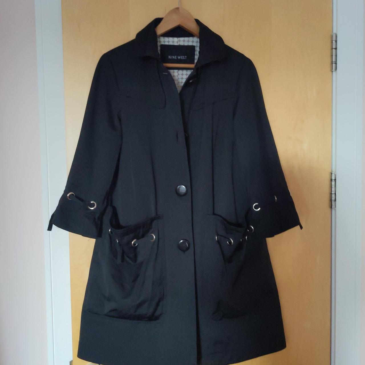 Nine West Women's Black Coat | Depop