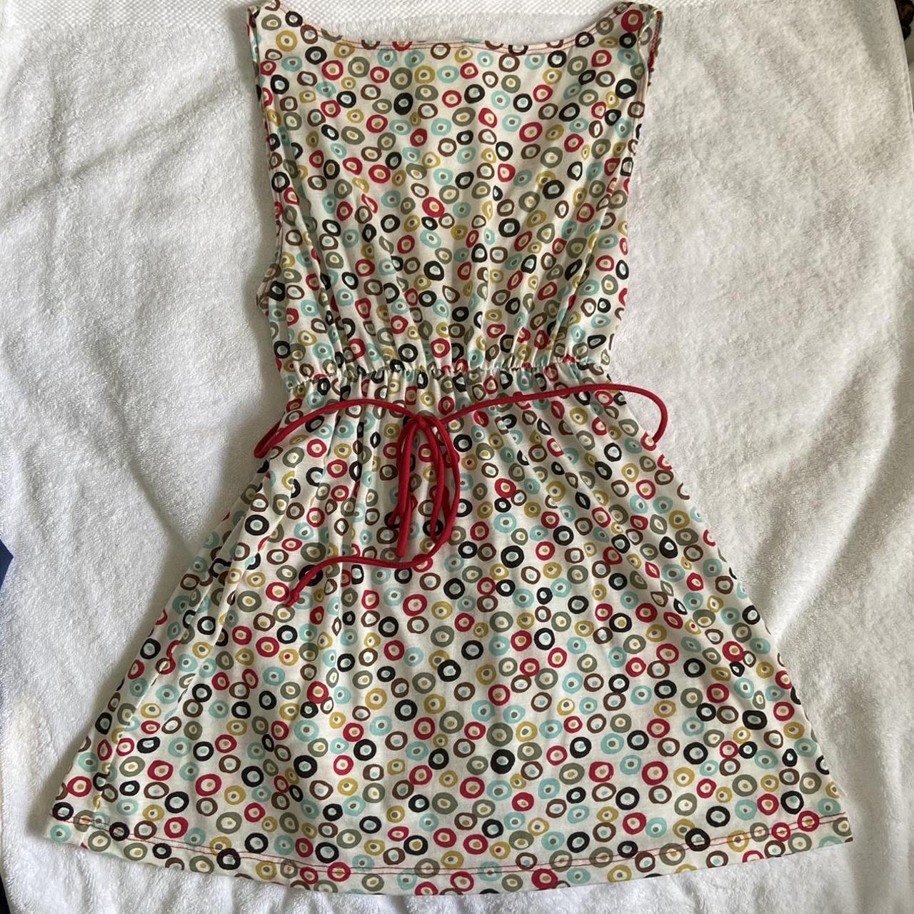 Y2k Circles Pattern Dress Labeled as a size XL... - Depop