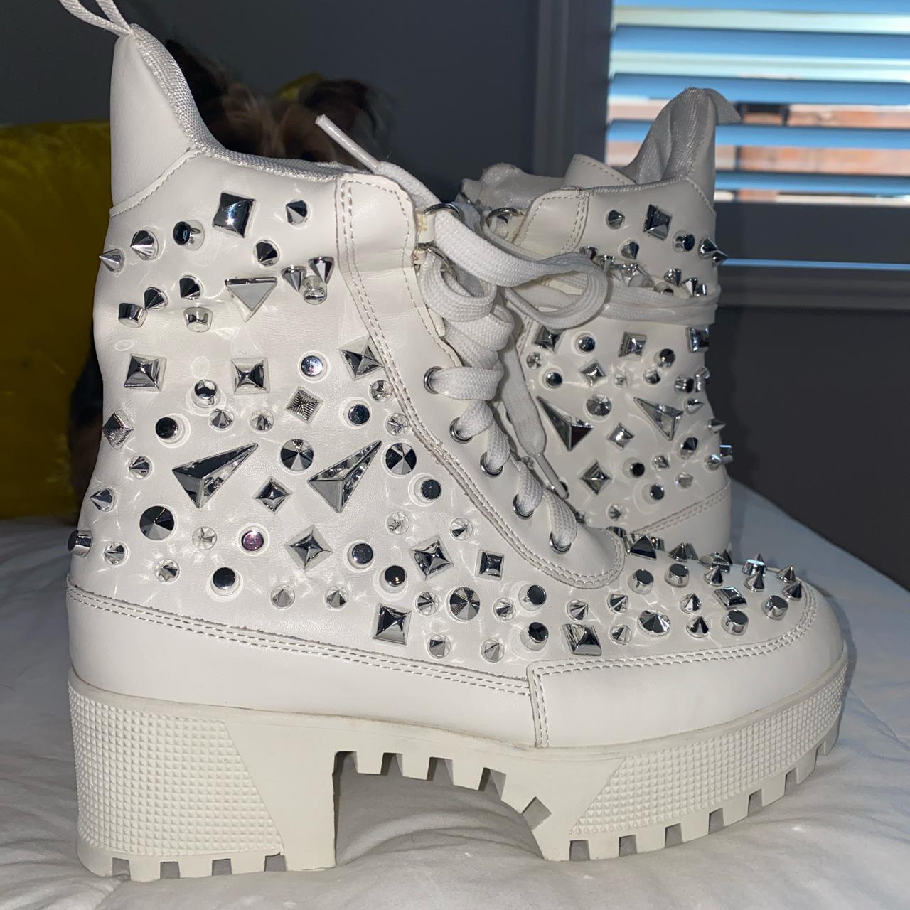 white platform boots dolls kill