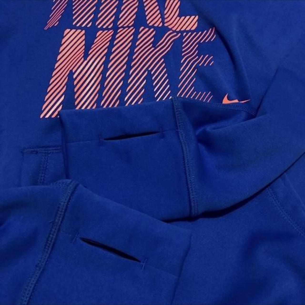 Nike blue and online orange hoodie