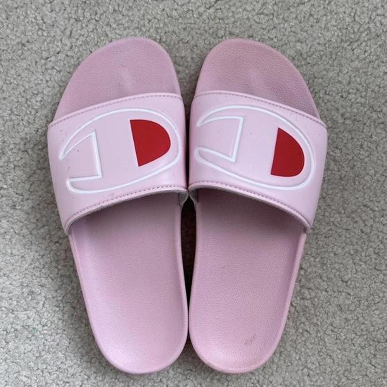 Pink women's champion store slides