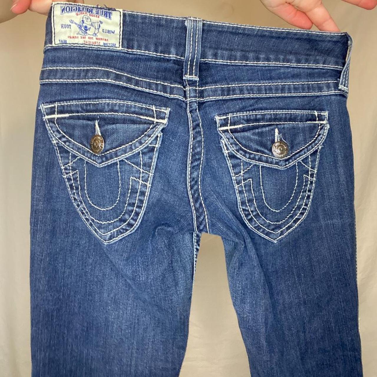 selling the ultimate y2k vintage jeans!!! 💙 stunning... - Depop