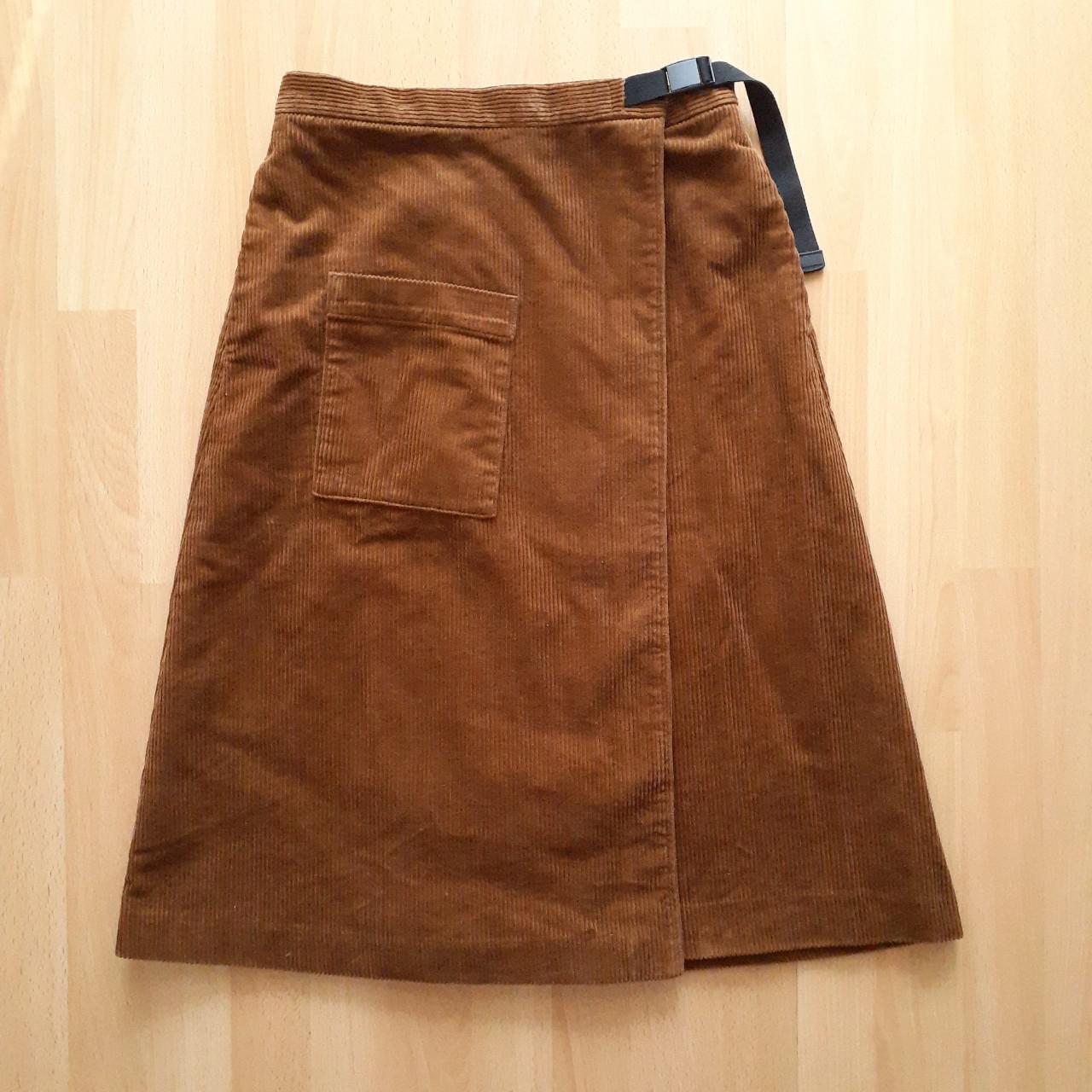 Product Image 1 - Vintage medium brown corduroy skirt