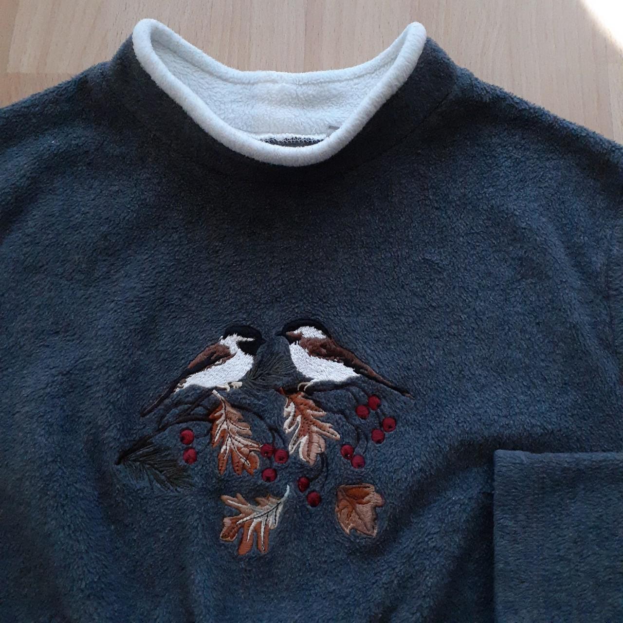 Product Image 3 - Adorable dark grey birds embroidered