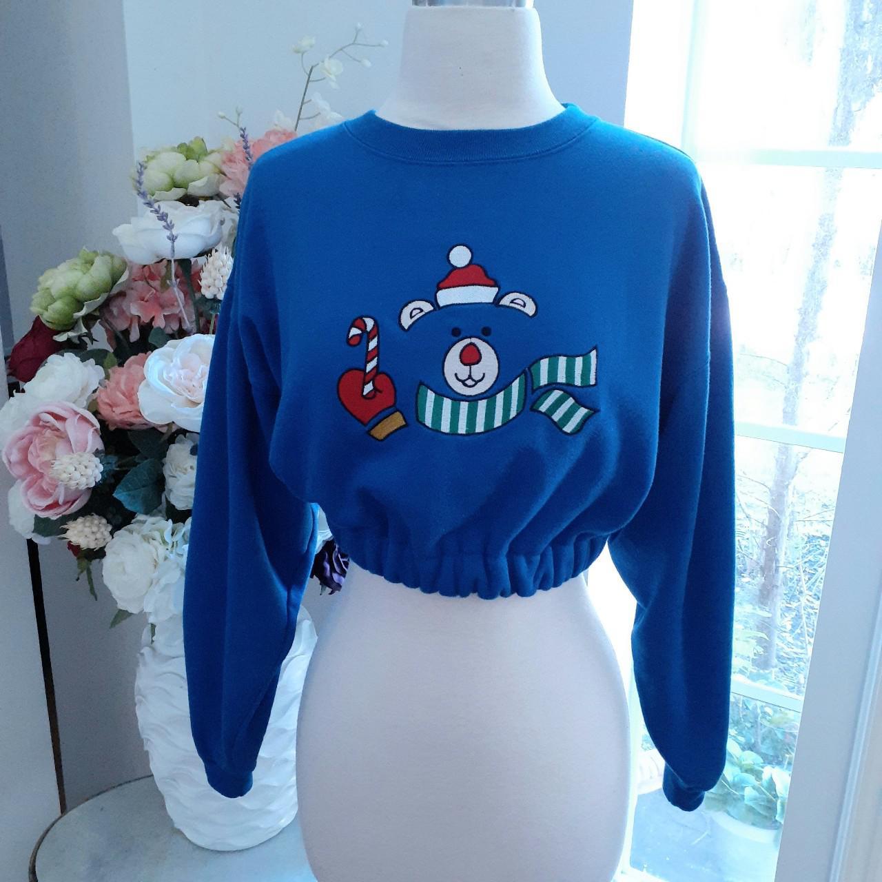 Product Image 1 - Adorable blue Polar bear embroidered