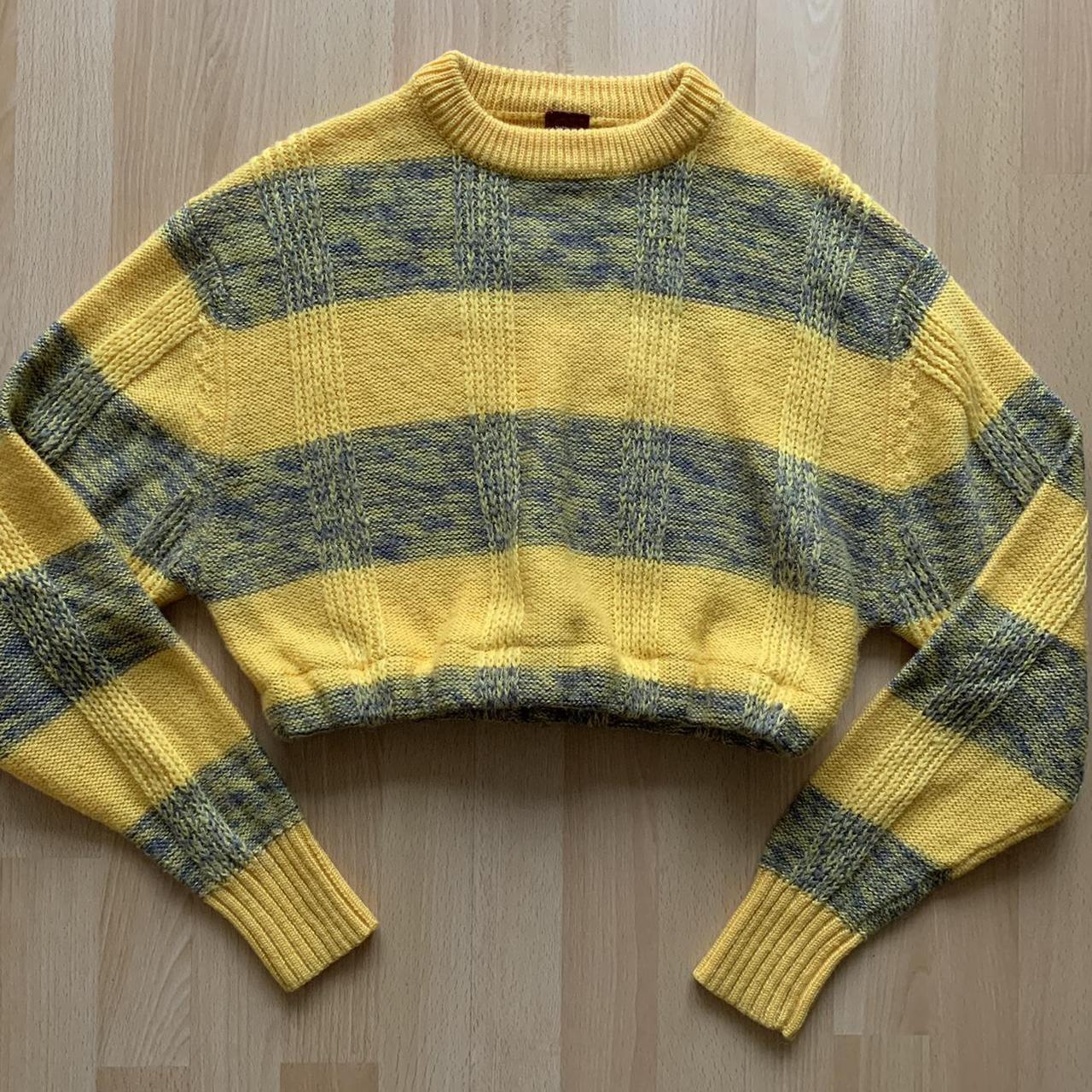 Product Image 2 - Adorable yellow striped sweater reworked