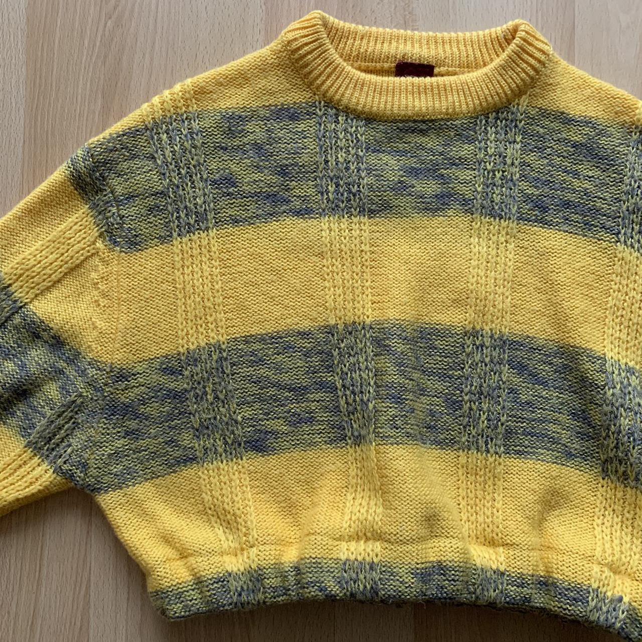 Product Image 3 - Adorable yellow striped sweater reworked