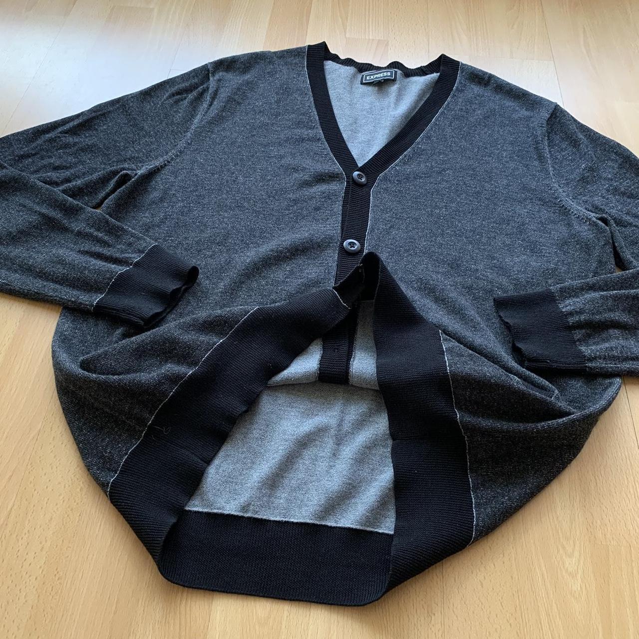 Very unique Vintage Express dark grey & black... Depop