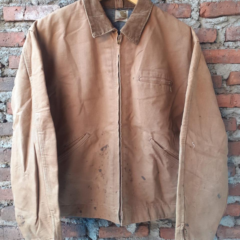 Carhartt detroit jacket 70s vintage Rare vintage... - Depop