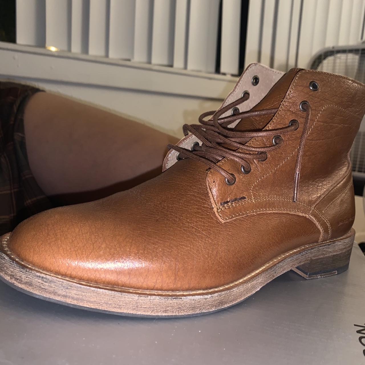 Men's Tan and Brown Boots (3)