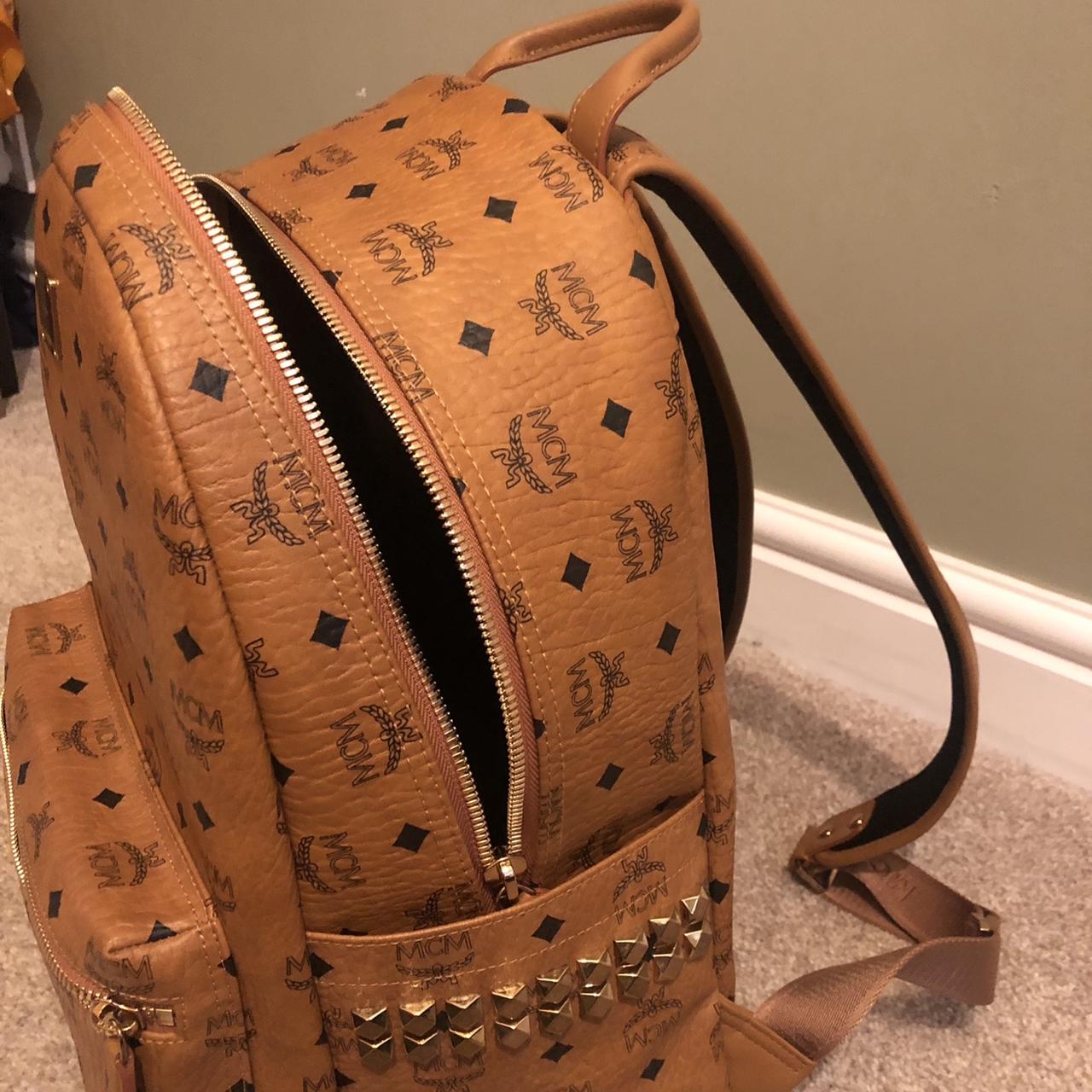 Tan mcm online bag