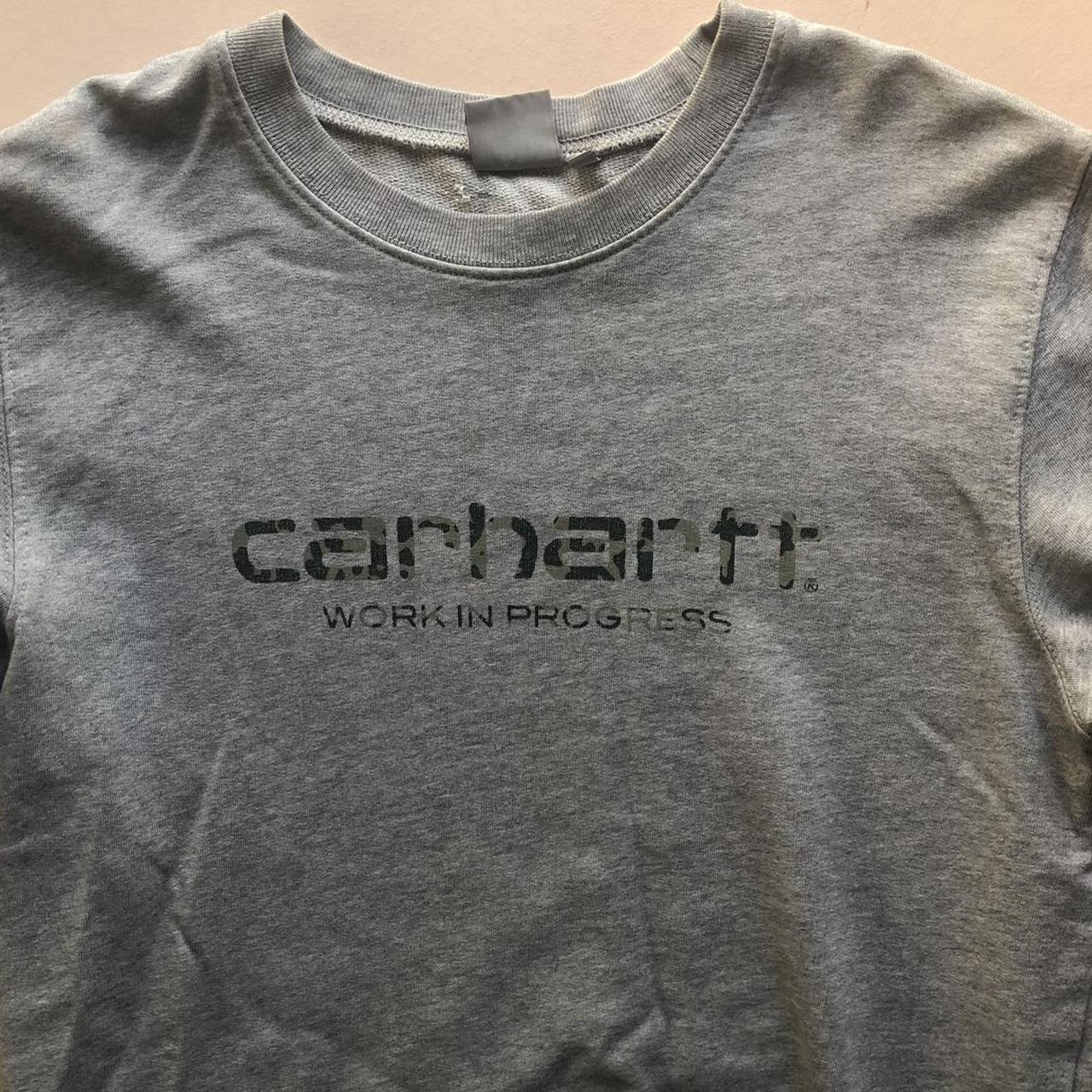 grey carhartt jumper