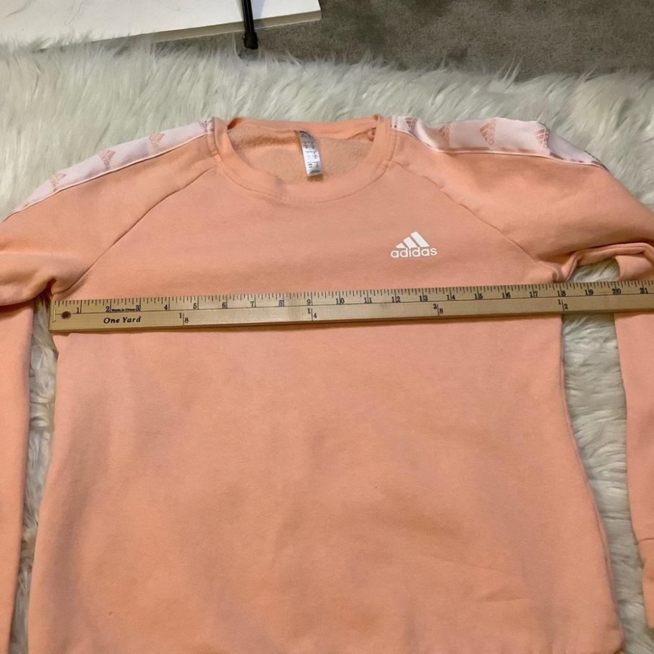 Adidas Light Pink Peach Sweatshirt Size Small Warm... Depop