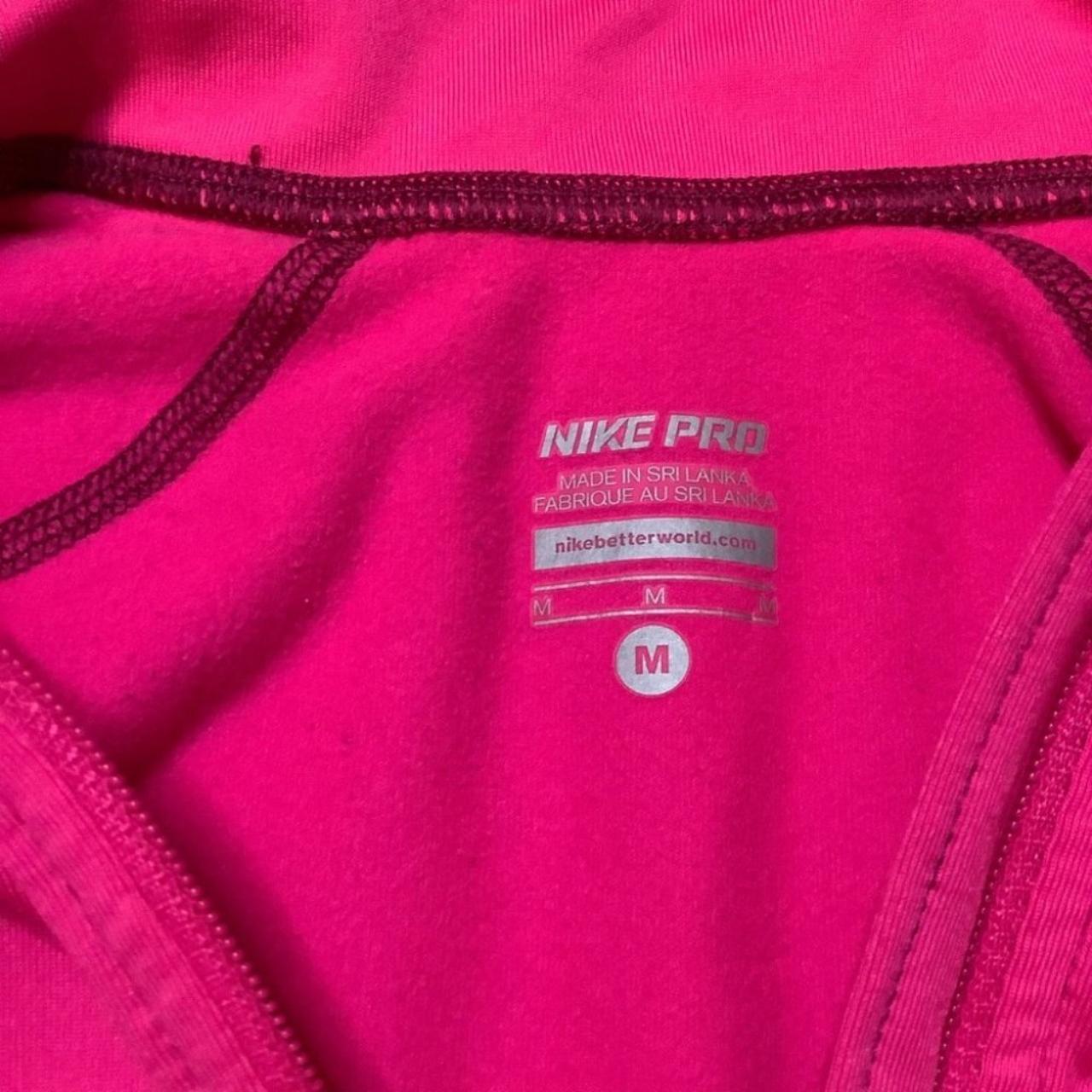 mens pink nike half zip