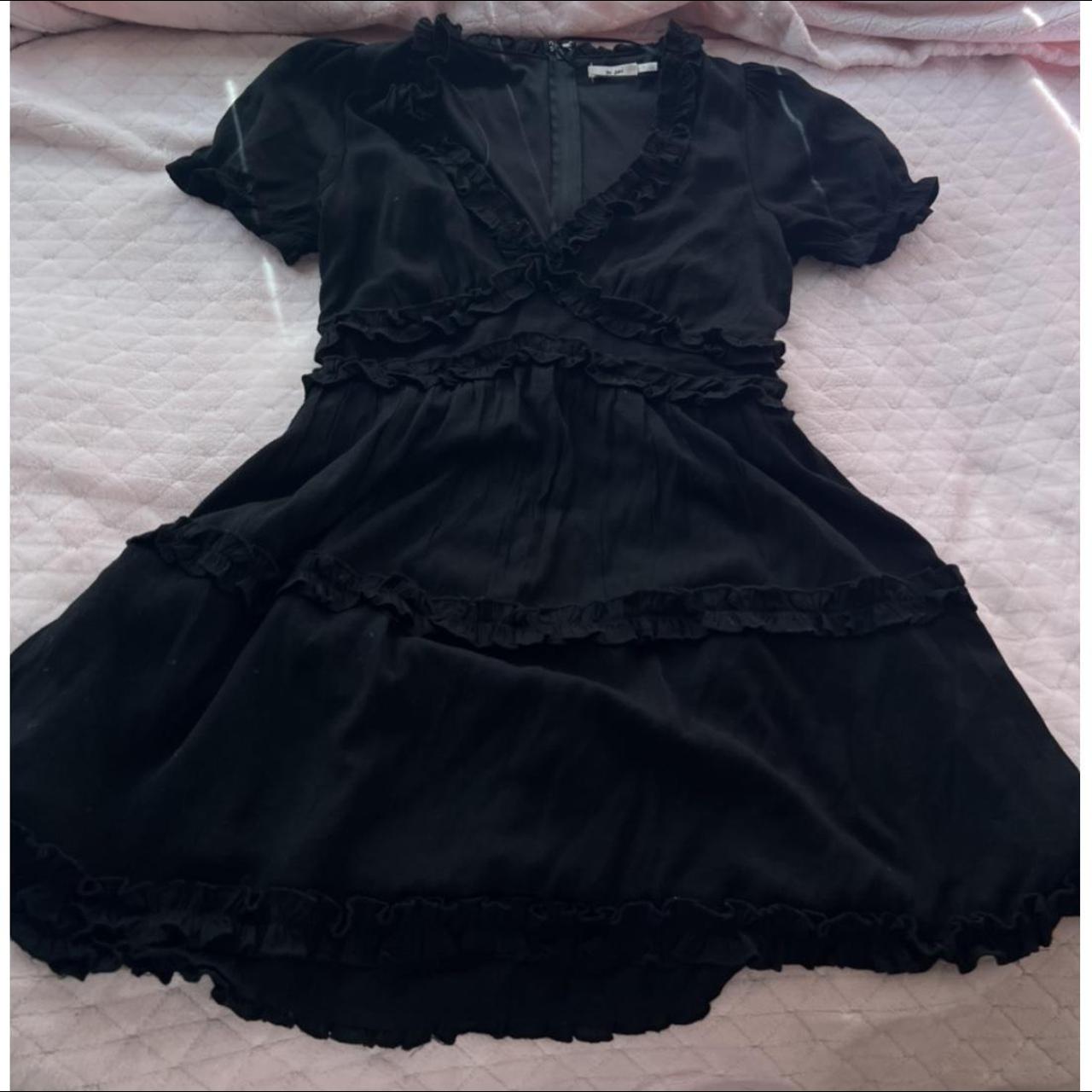 francesca's Women's Black Dress | Depop