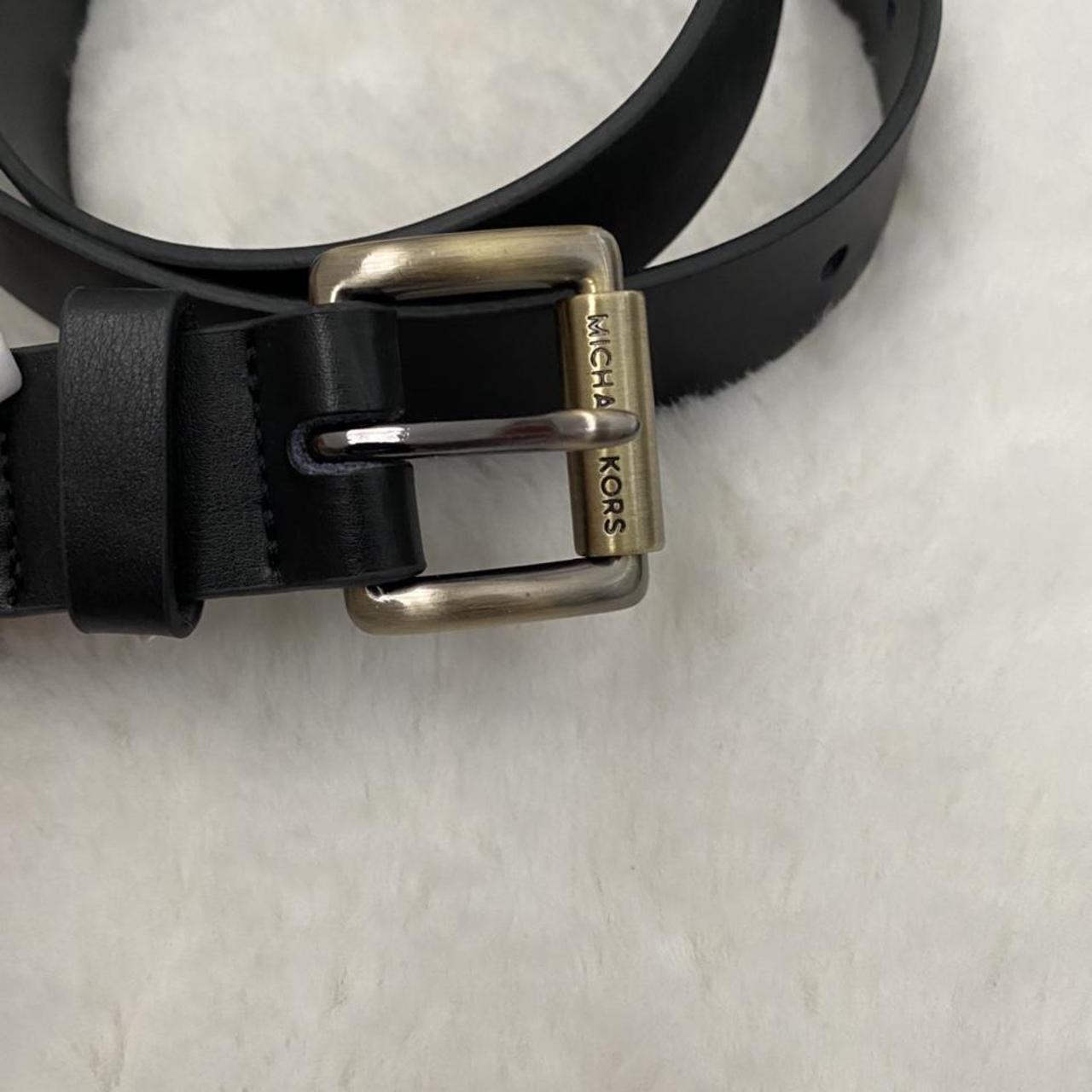 Michael kors sales leather belt