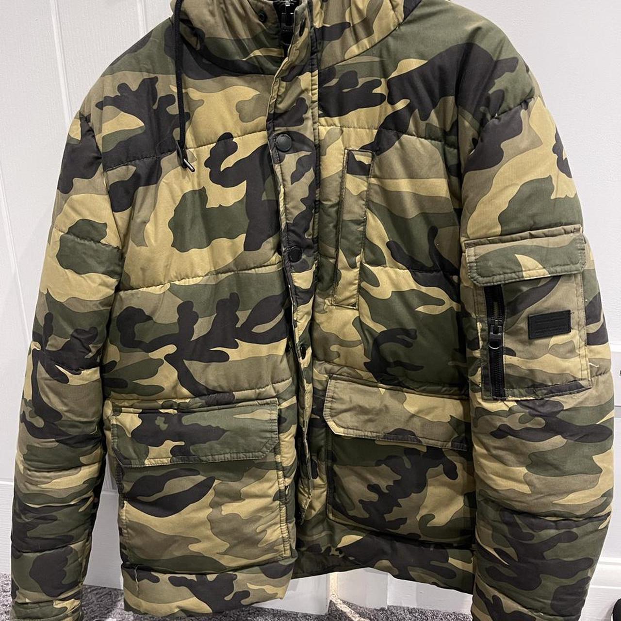 Zara military cheap jacket mens