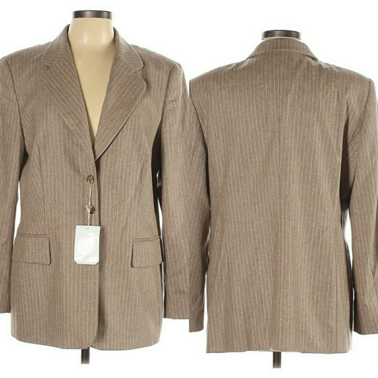 Women's Brown and Tan Suit