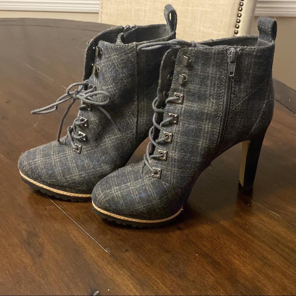 gianni bini plaid boots