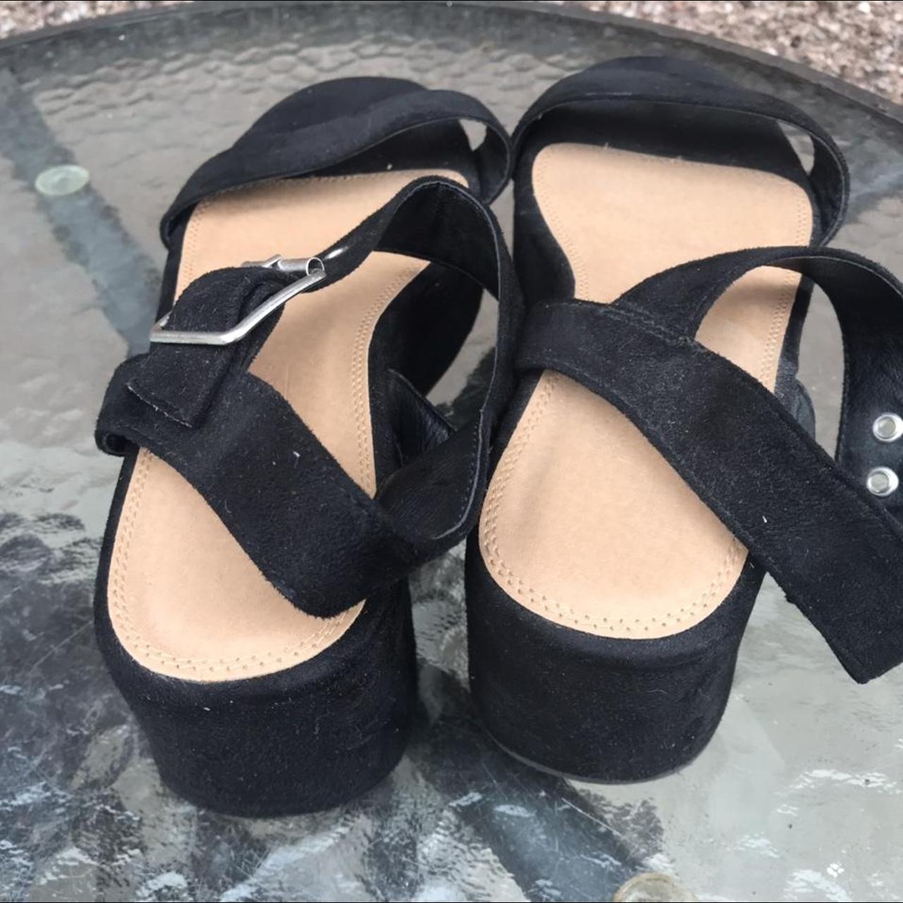 ASOS Women's Black Sandals | Depop