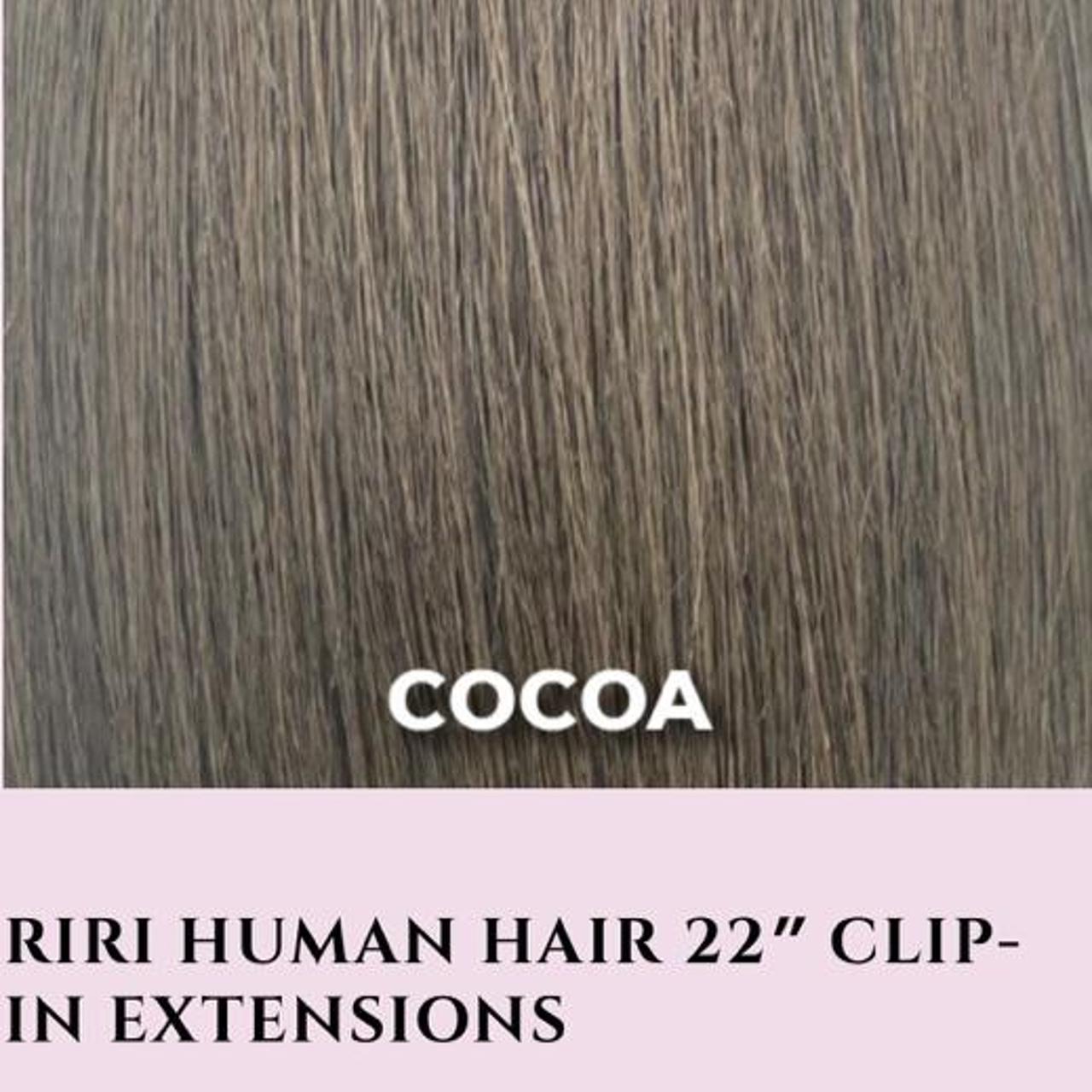 Riri hair extensions 22” 8 piece clip in human... Depop