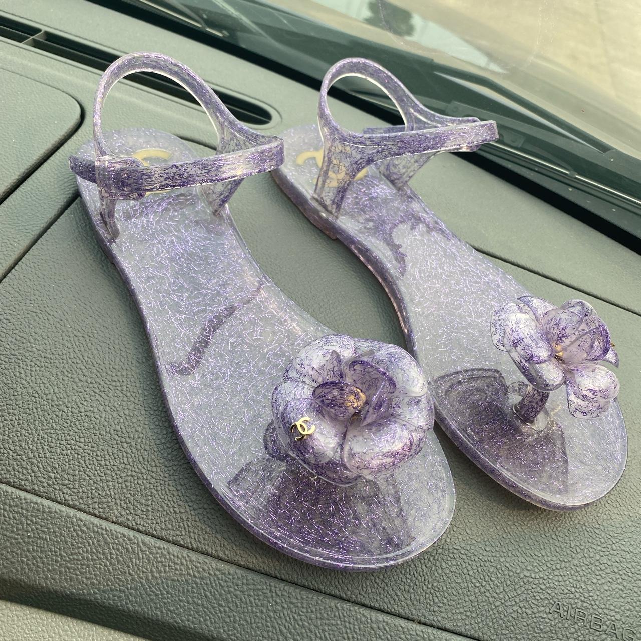 CHANEL CAMELLIA JELLY SANDALS😱🥵 , Absolutely